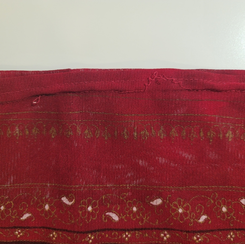 Breakin Loose Sleeveless Red Floral Dress 7/8 - Picture 10 of 10